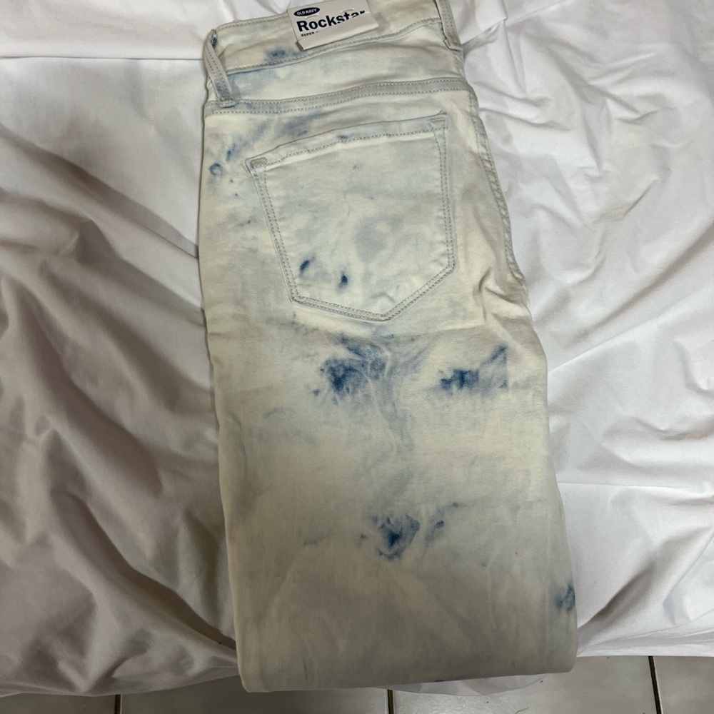 Women’s Blue Tie-Dye Jeans